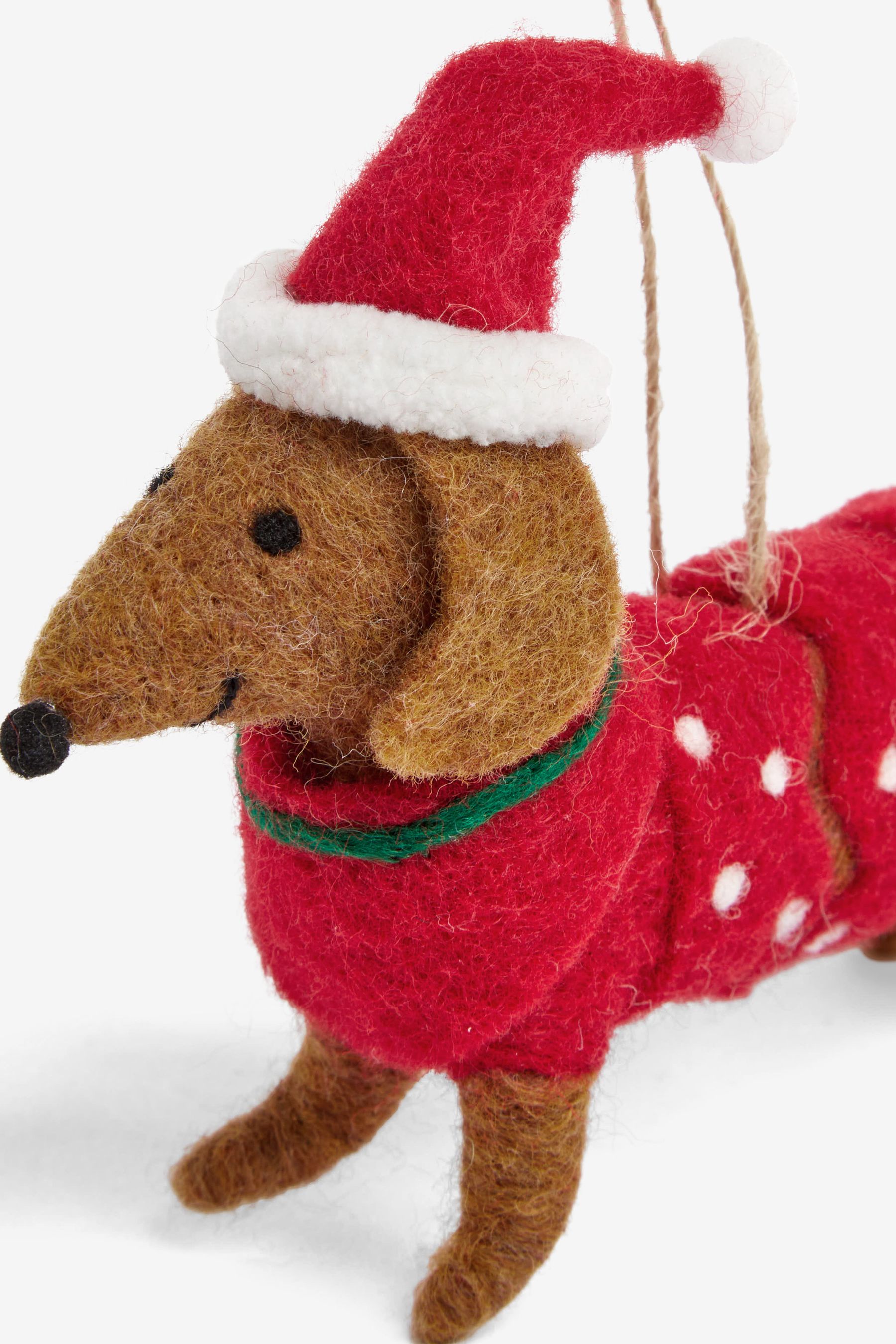 Dog christmas baubles store