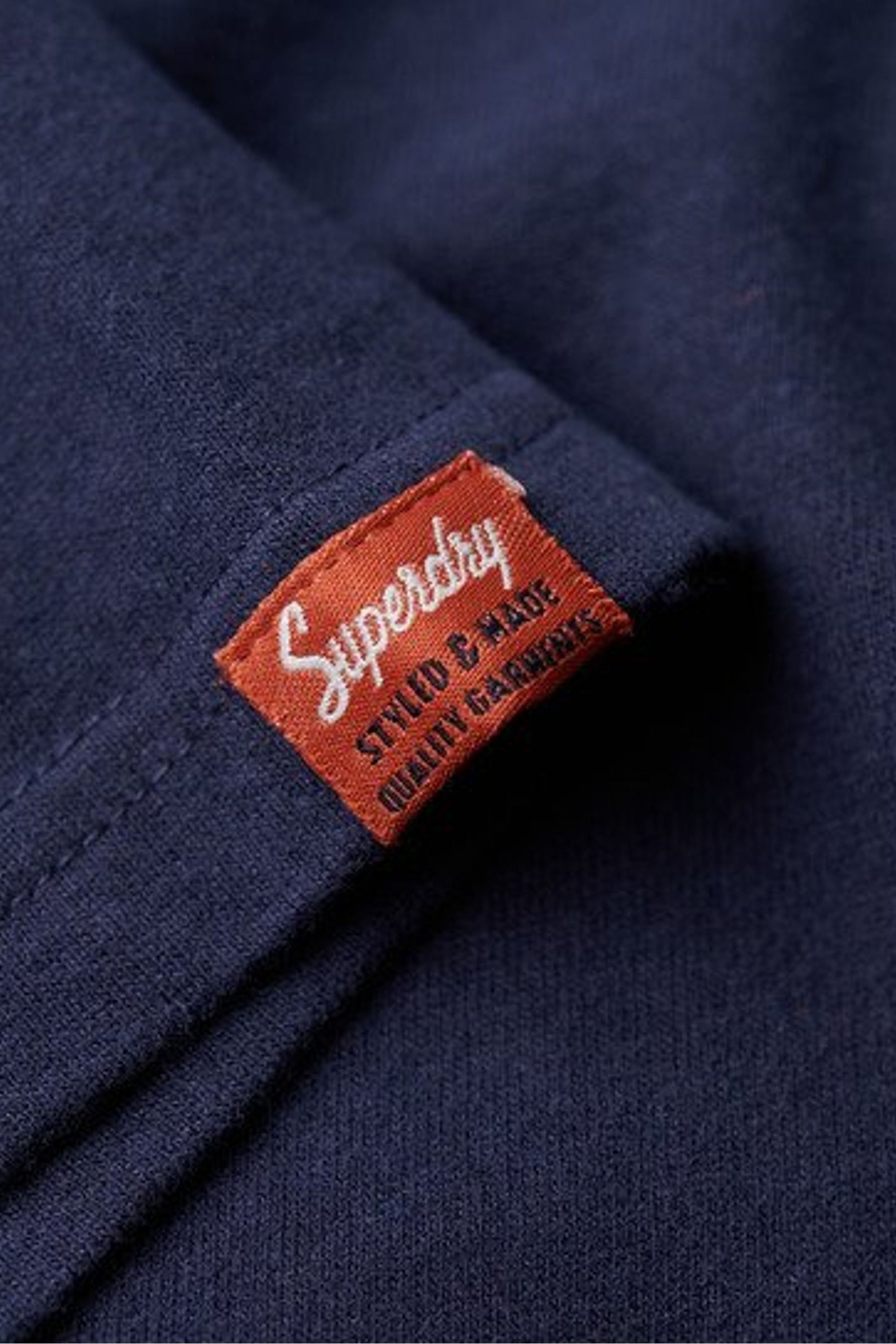 Superdry Blue Copper Label Chest Graphic T-Shirt - Image 4 of 4