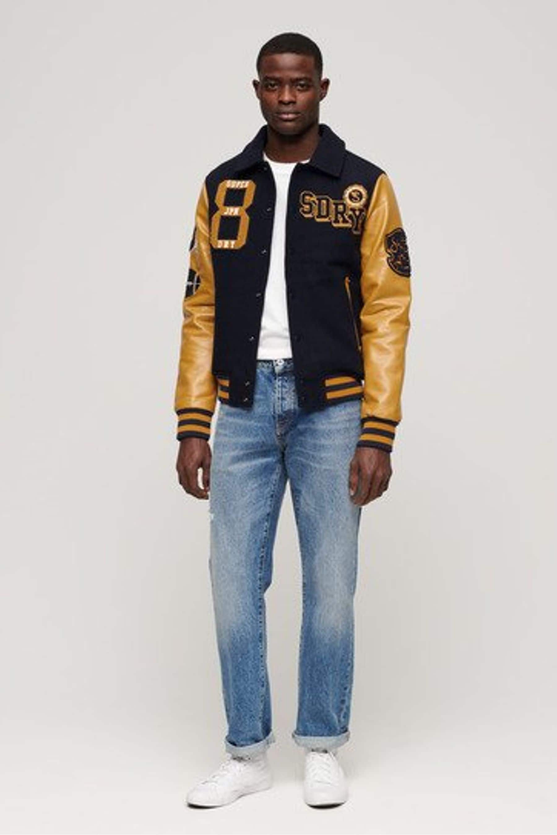 Superdry gold jacket outlet