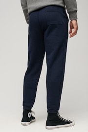 Superdry Blue Core Logo Classic Wash Joggers - Image 2 of 6