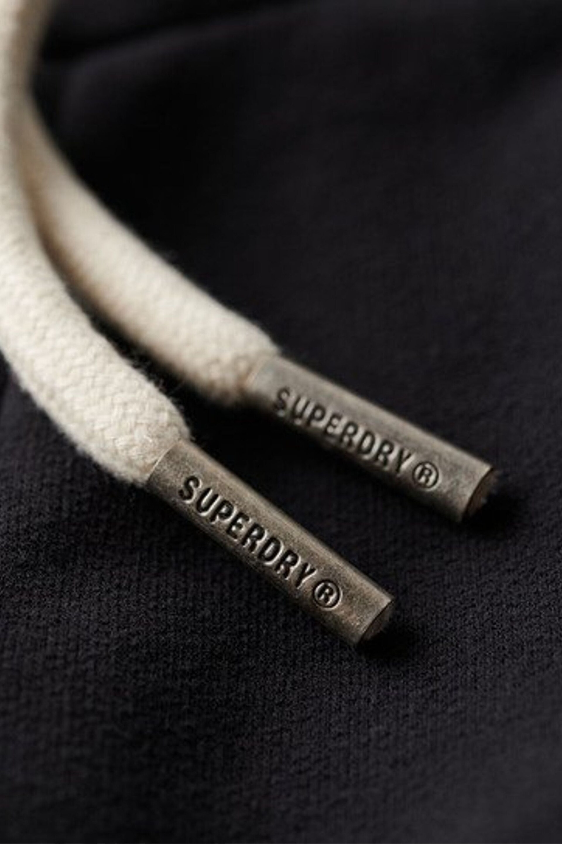 Superdry Black Classic Vintage Logo Heritage Joggers - Image 6 of 6