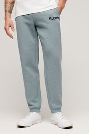 Superdry Blue Core Logo Classic Wash Joggers - Image 1 of 6