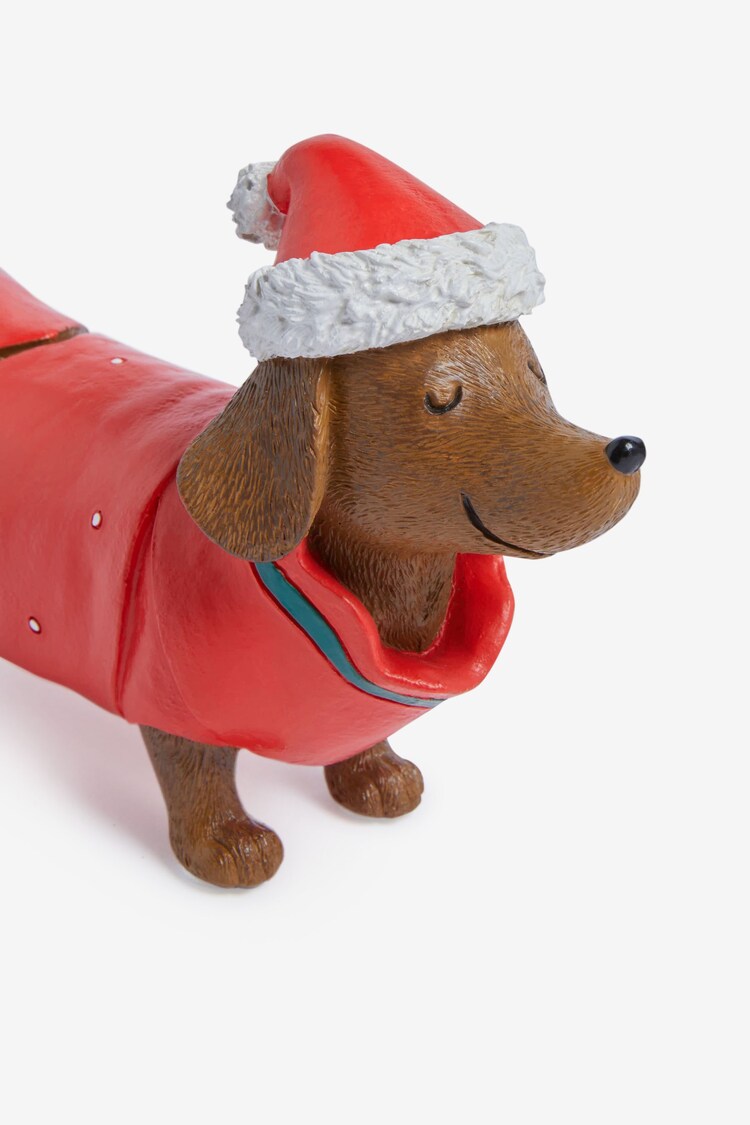 Buy Red Sausage Dog Christmas Jumper Ornament from Next Singapore