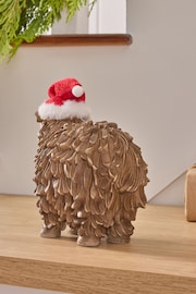 Natural Hamish the Highland Cow Christmas Ornament - Image 1 of 5