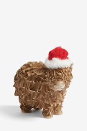 Natural Hamish the Highland Cow Christmas Ornament - Image 4 of 5