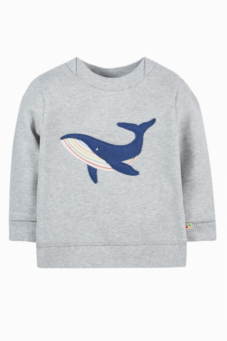 Frugi Grey Organic Cotton Easy on Sweat Top - Image 1 of 3