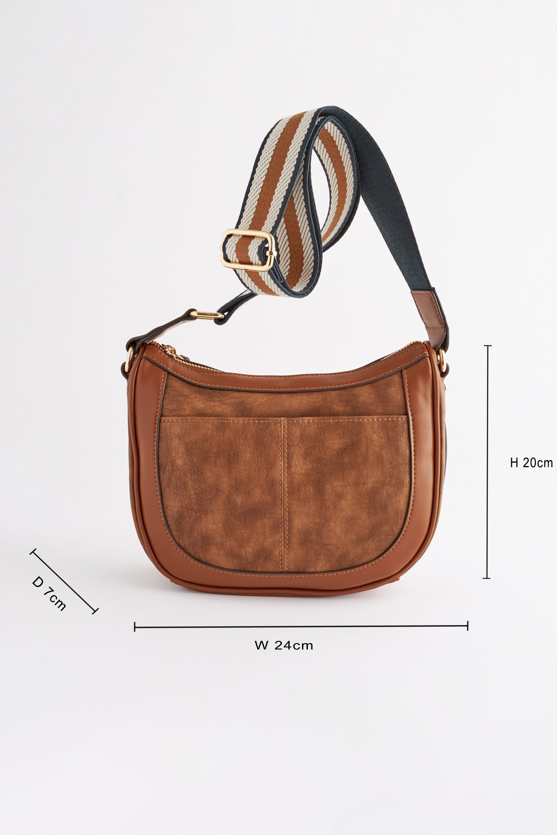 Joules tan saddle bag deals