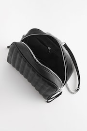 Black Quilted Camera Bag - Image 6 of 8