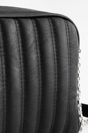 Black Quilted Camera Bag - Image 8 of 8