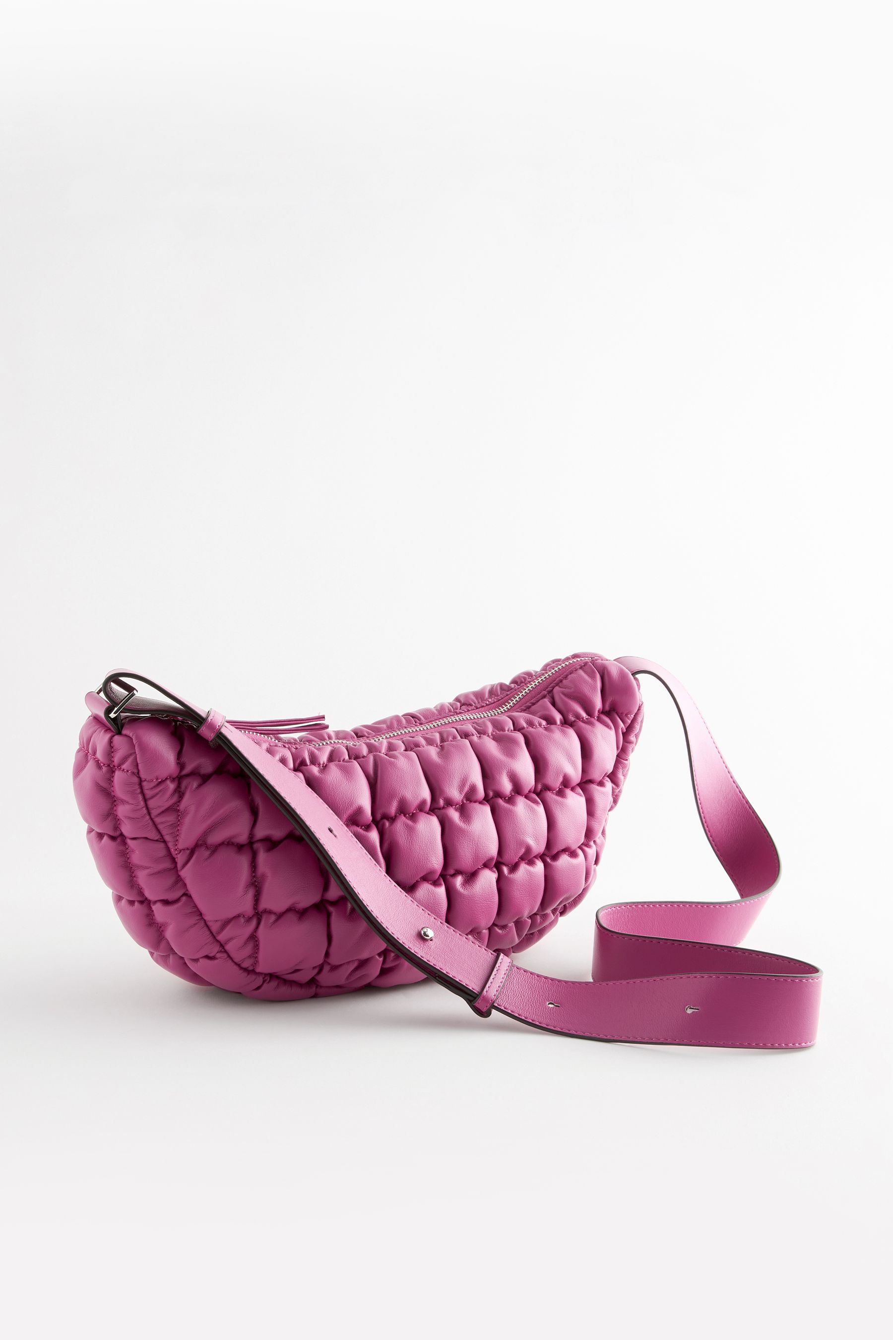 Pink Padded Sling Bag