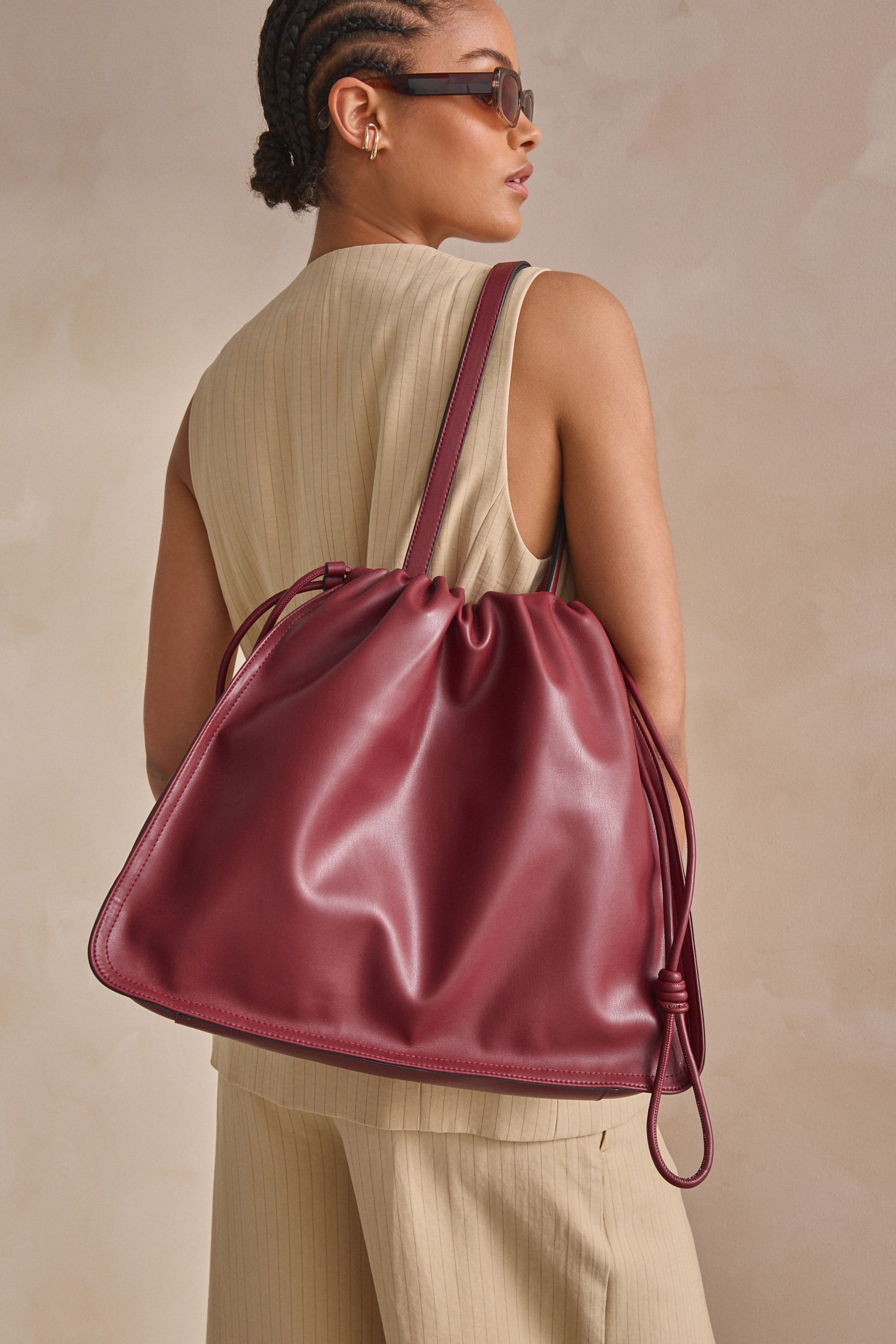 Red handbag next on sale