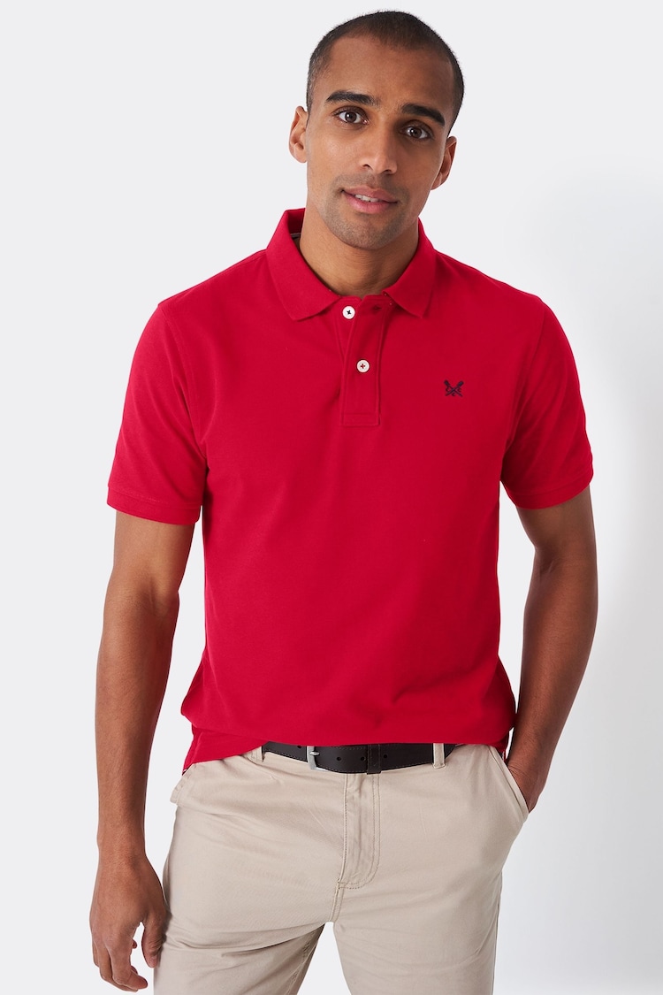 Crew Clothing Classic Pique 100% Cotton Polo Shirt - Image 1 of 5