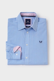 Crew Clothing Slim Fit 100% Cotton Micro Gingham Shirt - Image 4 of 4