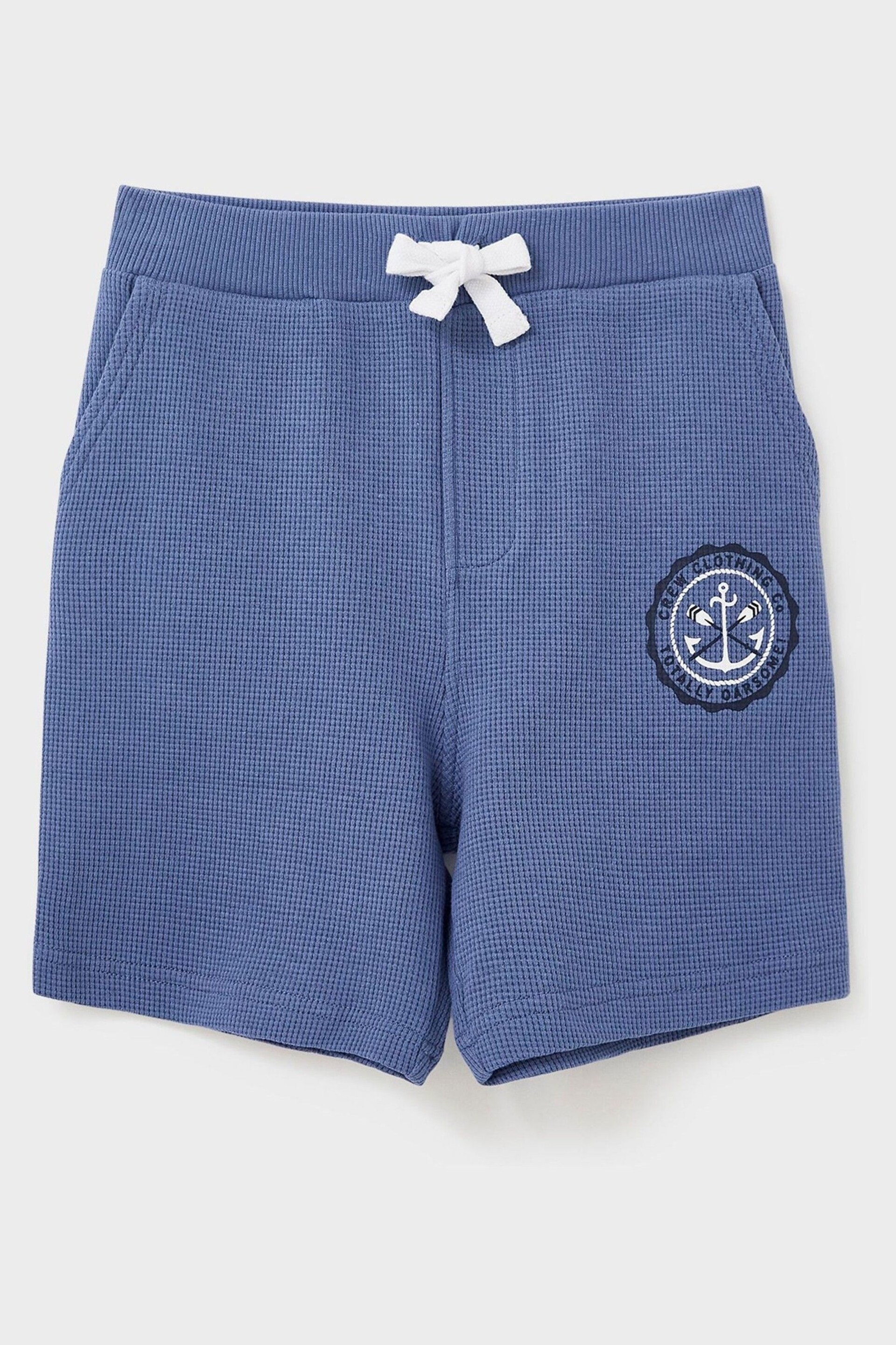 Crew Clothing Textured Waffle Cotton Shorts - Image 1 of 2