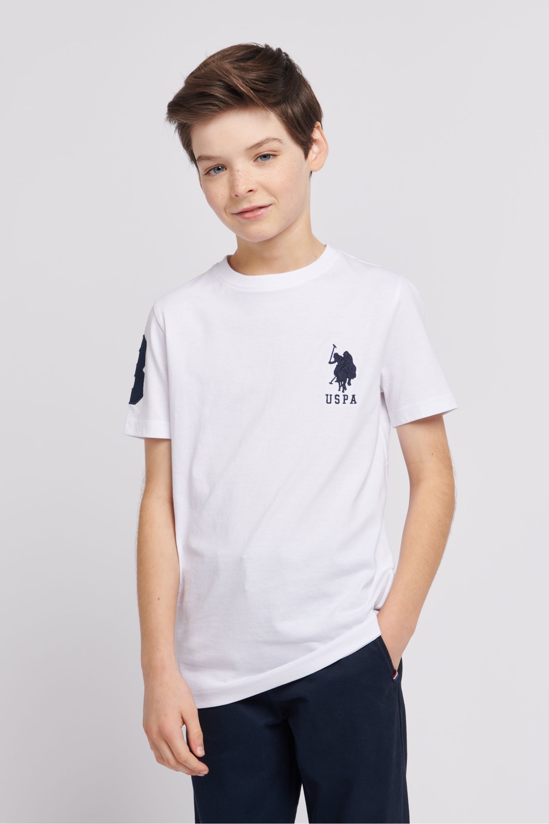 U.S. Polo Assn. Boys Player 3 T-Shirt - Image 1 of 7