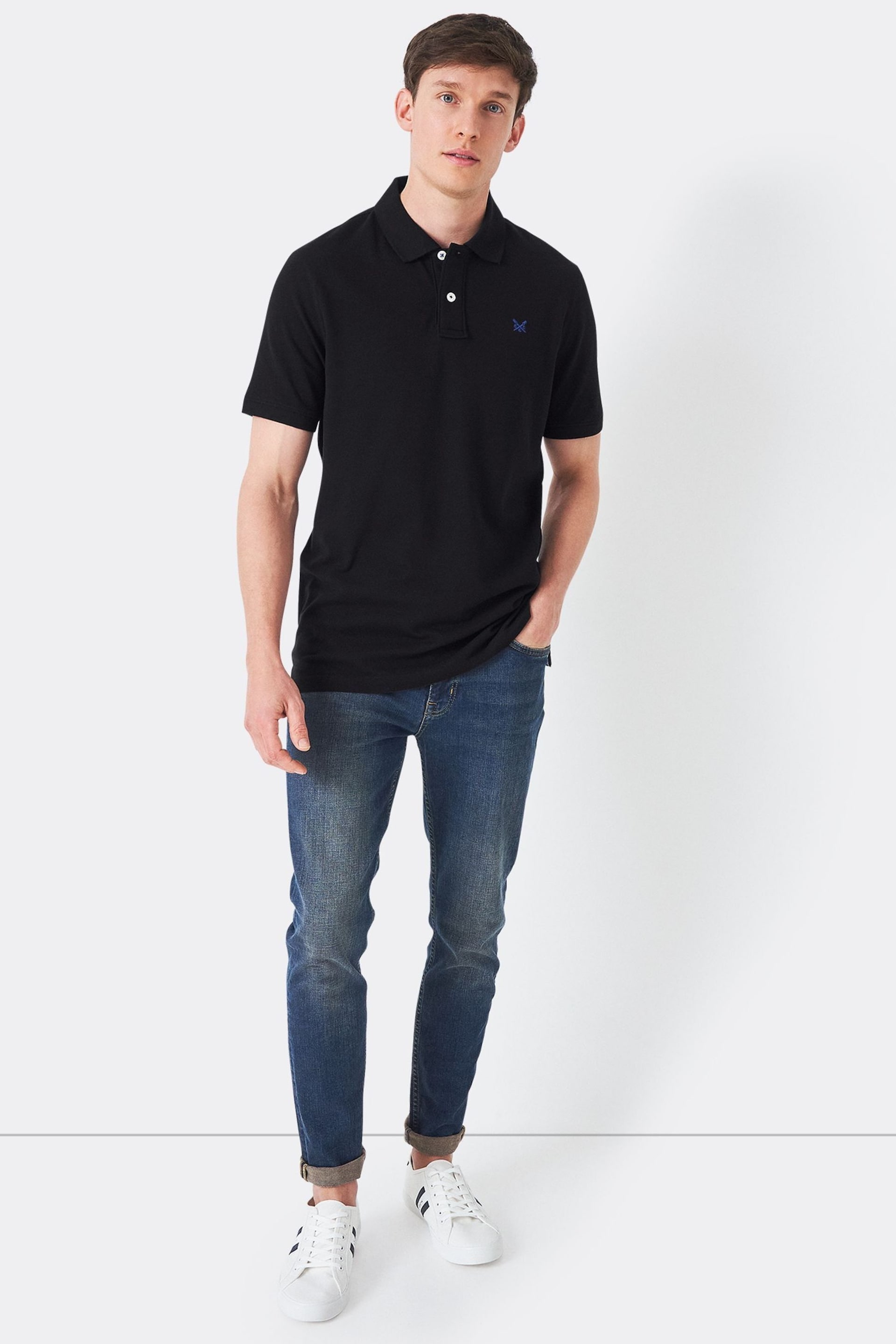 Crew Clothing Classic Pique Polo Shirt - Image 2 of 5