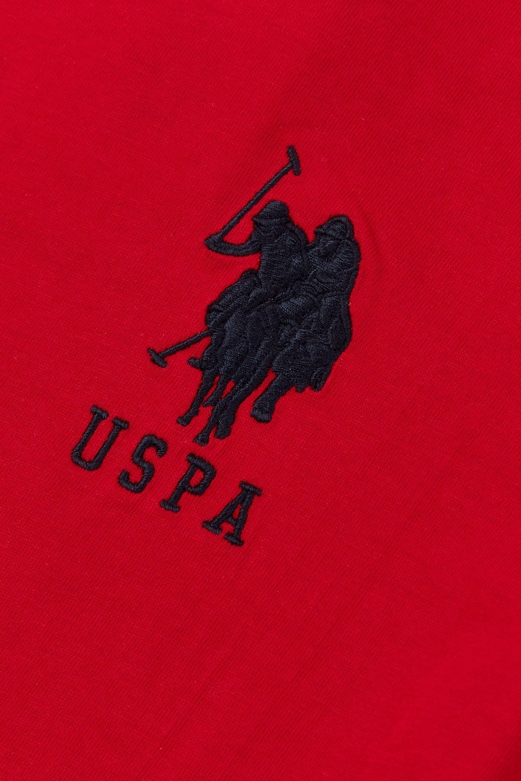 U.S. Polo Assn. Red Light Boys Player 3 T-Shirt - Image 8 of 8