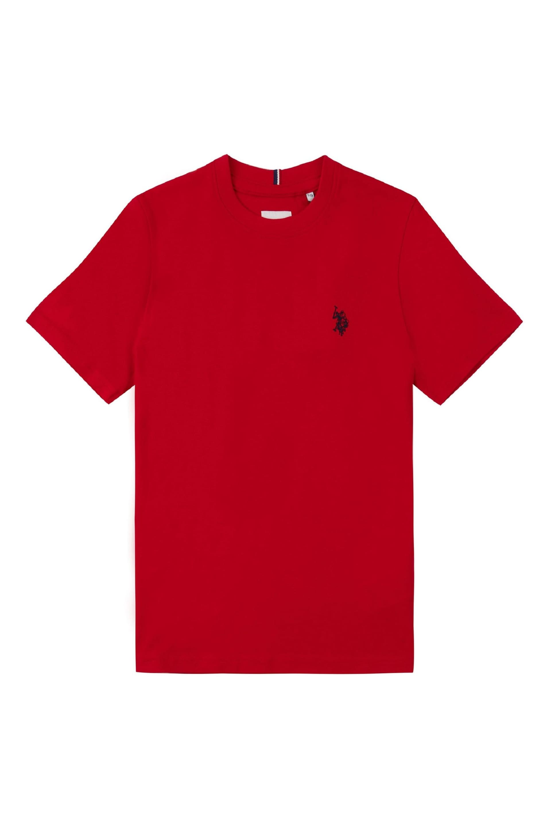 U.S. Polo Assn. Boys Blue Double Horsemen T-Shirt - Image 1 of 3