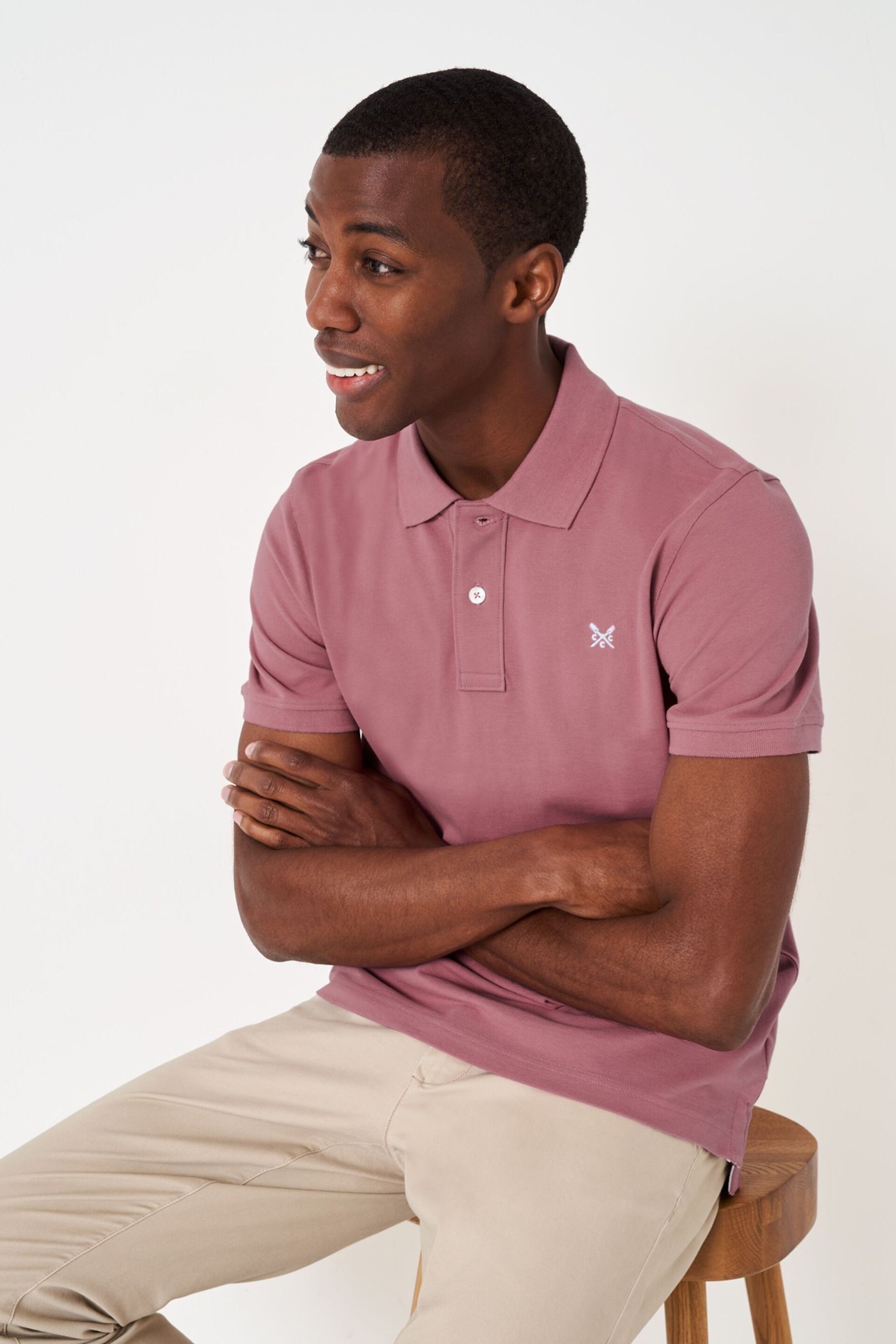 Crew Clothing Classic Pique Polo Shirt - Image 4 of 5