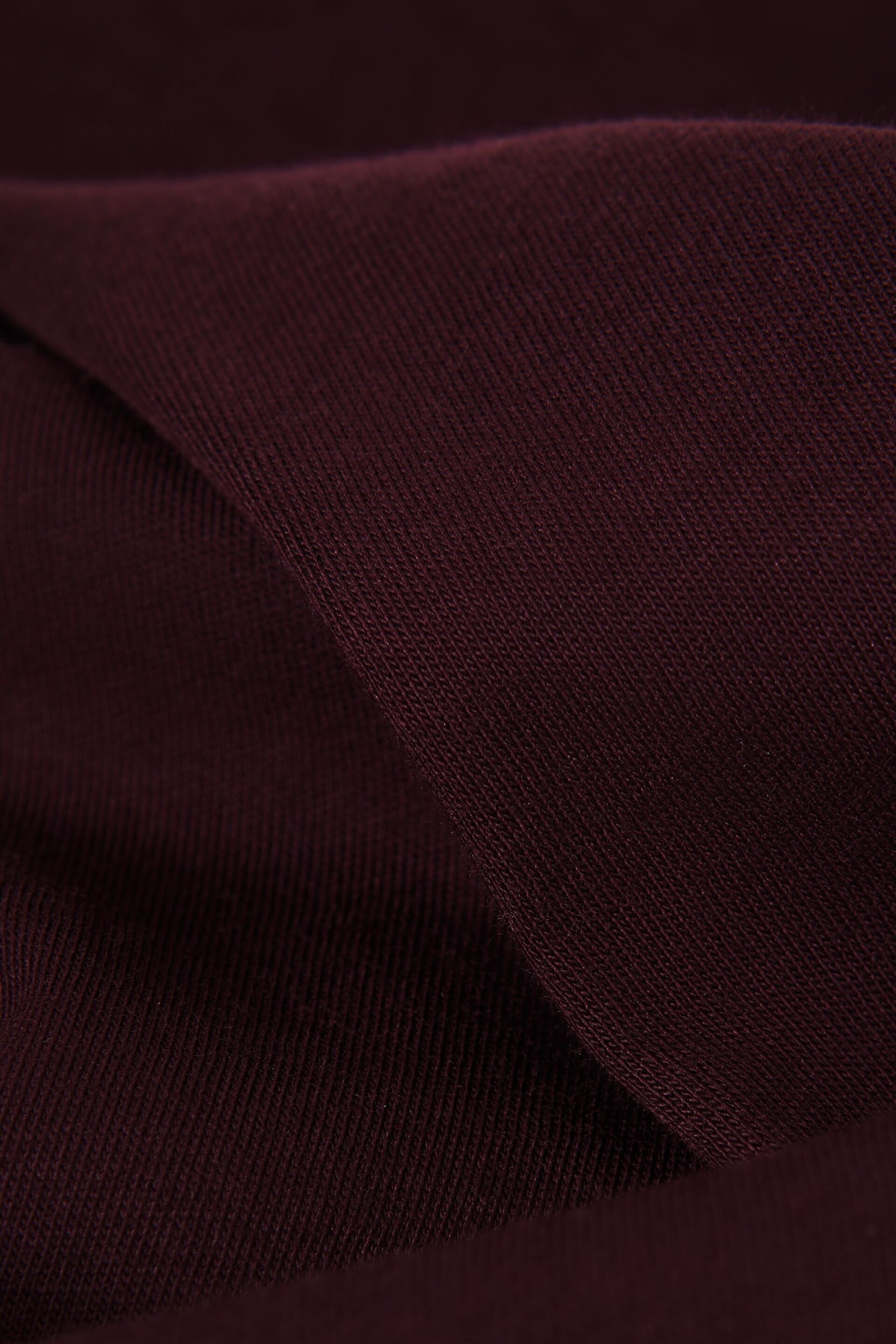 Reiss Bordeaux Bless Crew Neck T-Shirt - Image 6 of 6