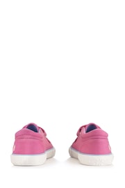 Start Rite Pink Sandy Beach Washable Canvas Double Rip Tape Summer Trainers - Image 3 of 5