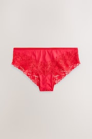 Red/Green Brazilian Floral Lace Knickers 3 Pack - Image 4 of 4