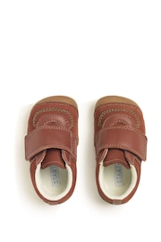 Start Rite Baby Shuffle Leather/Nubuck Rip Tape Brown Shoes - Image 2 of 6