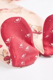 Red/Cream Christmas Bear 3 Pack Baby Sleepsuits (0mths-2yrs) - Image 11 of 12