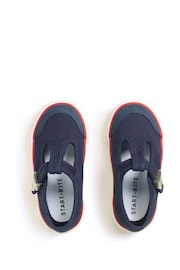 Start Rite Blue Anchor Washable Canvas T-Bar Summer Shoes - Image 4 of 6