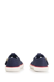 Start Rite Blue Anchor Washable Canvas T-Bar Summer Shoes - Image 5 of 6