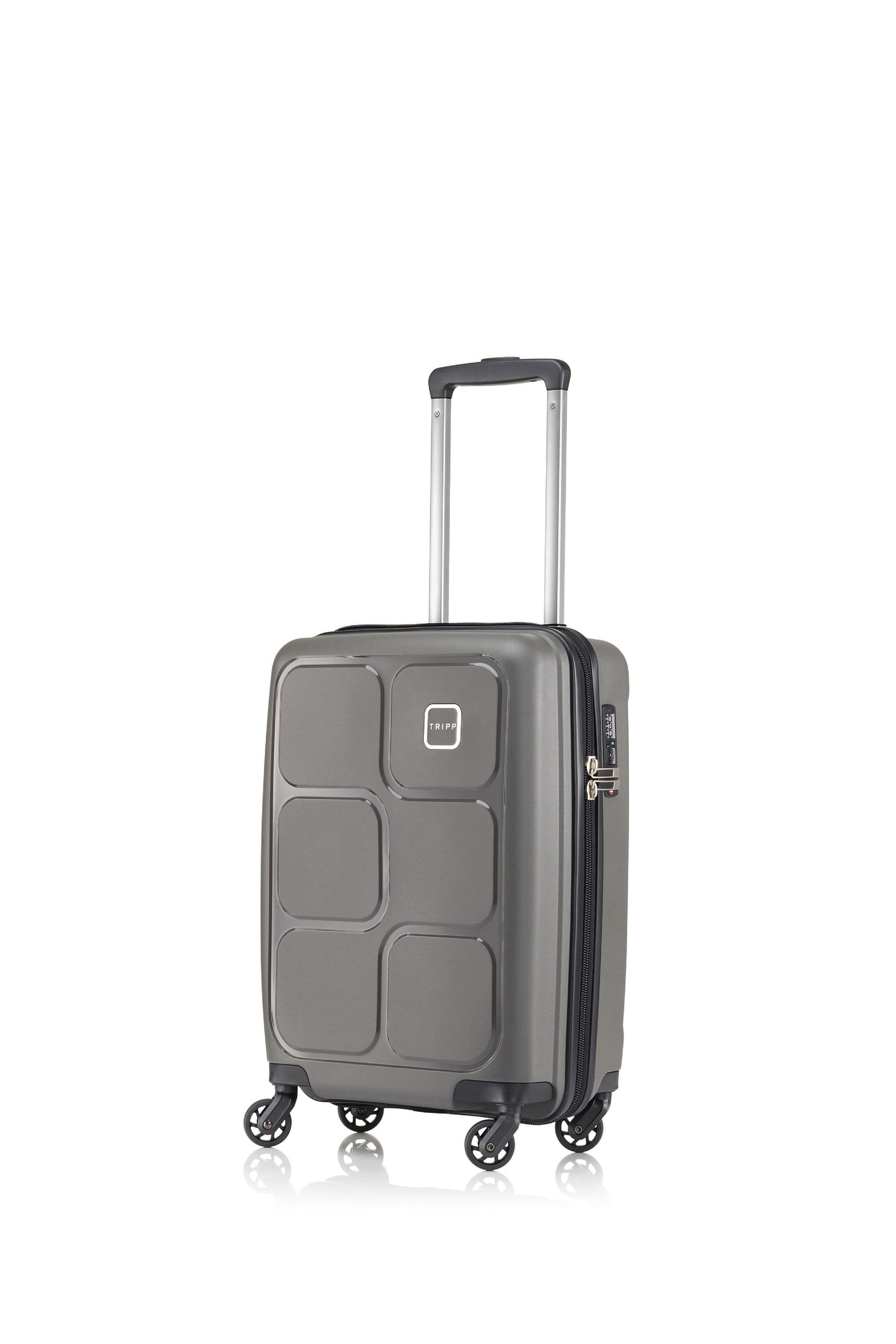 Buy Tripp Grey New World Cabin 4 Wheel Suitcase 55cm from Next Gibraltar