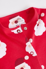 Red Baby Christmas Santa Sleepsuit (0mths-2yrs) - Image 4 of 7