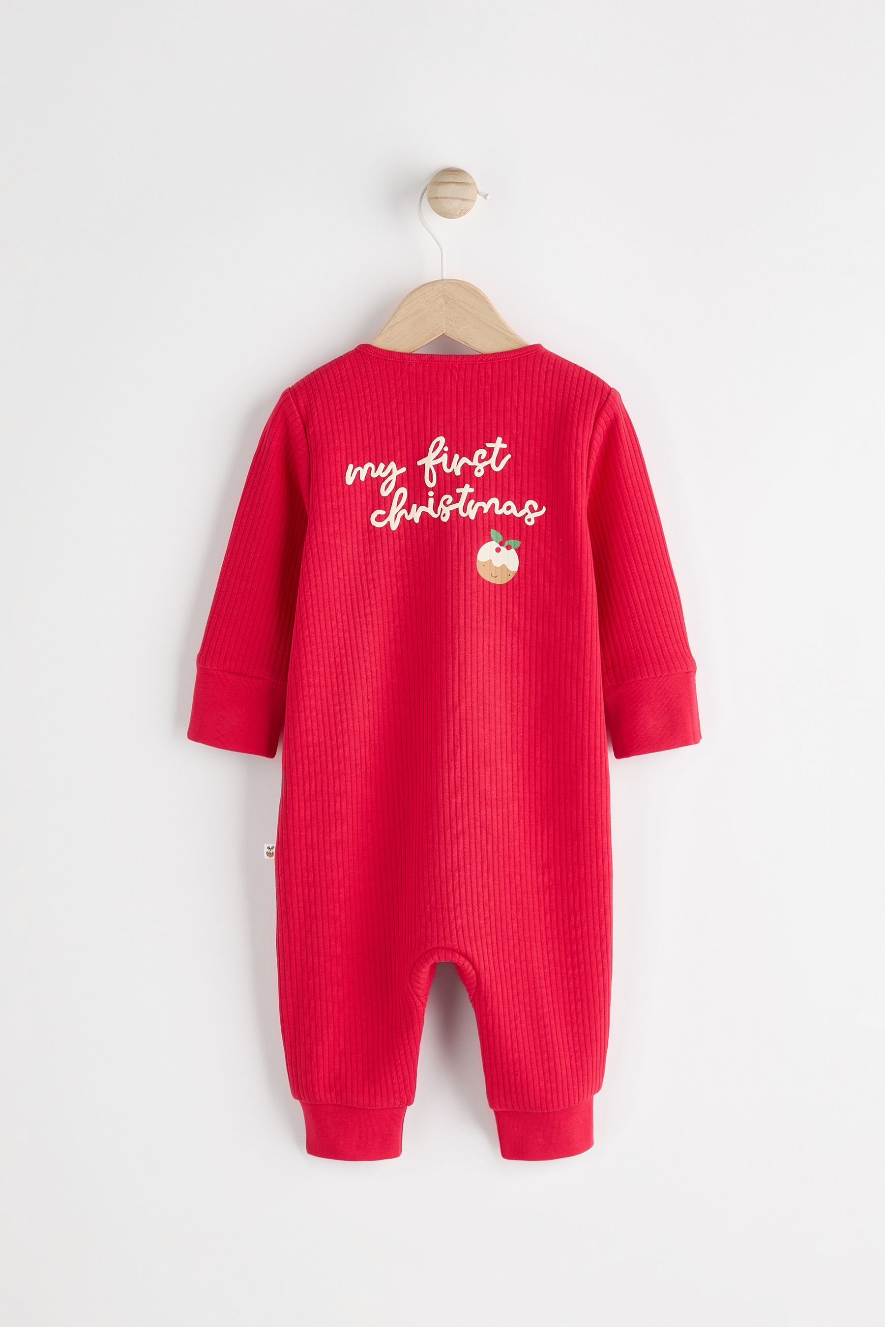 Buy Red Baby My First Christmas 100 Cotton Sleepsuit 0mths 3yrs from the Next UK online shop