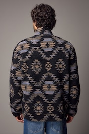 Multi Black Printed Fleece - Image 3 of 10