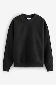 Black Borg Fleece Sweatshirt - Image 5 of 7