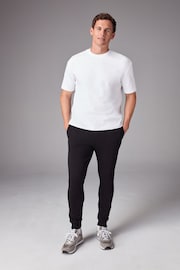 Black Skinny Fit Cotton Rich Jersey Joggers - Image 2 of 9