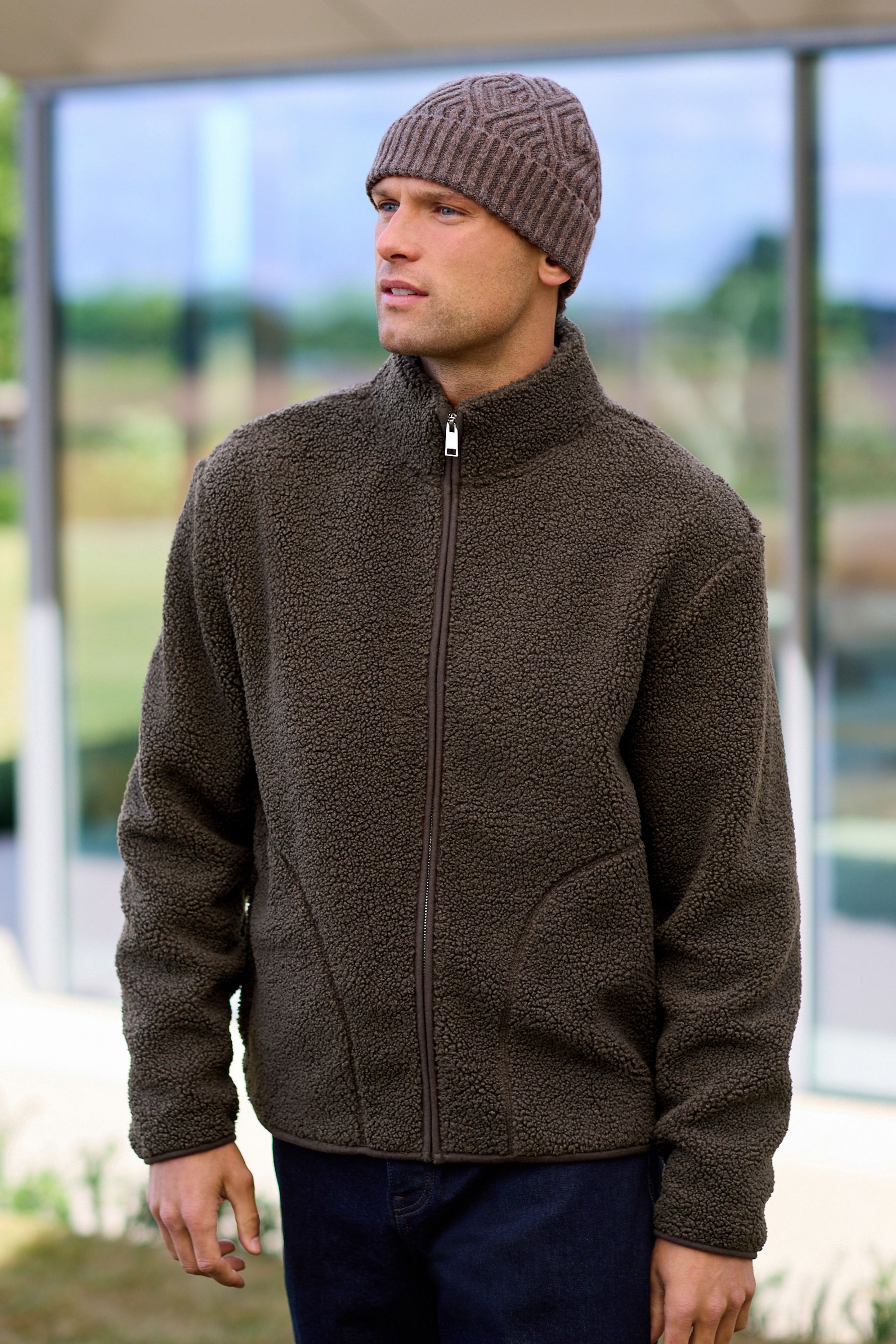 Sweatshirt lined jacket on sale