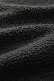 Black Zip Neck Zip Through Fleece - Image 7 of 7