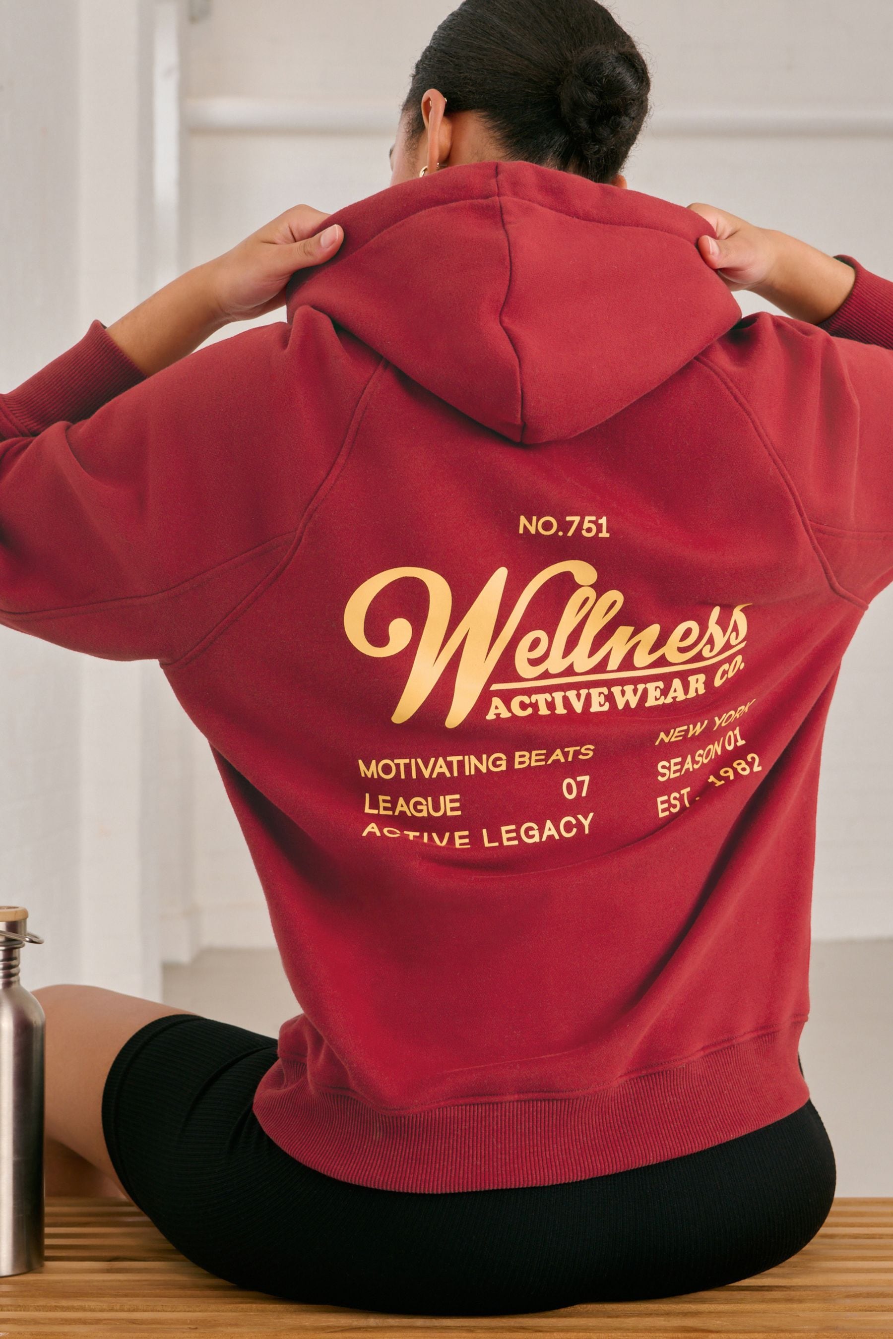 Next red hoodie cheap