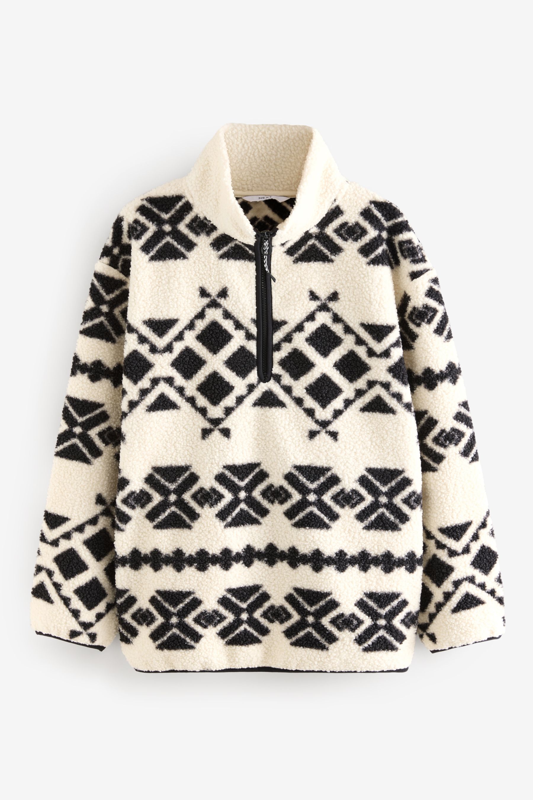 Aztec print quarter zip outlet