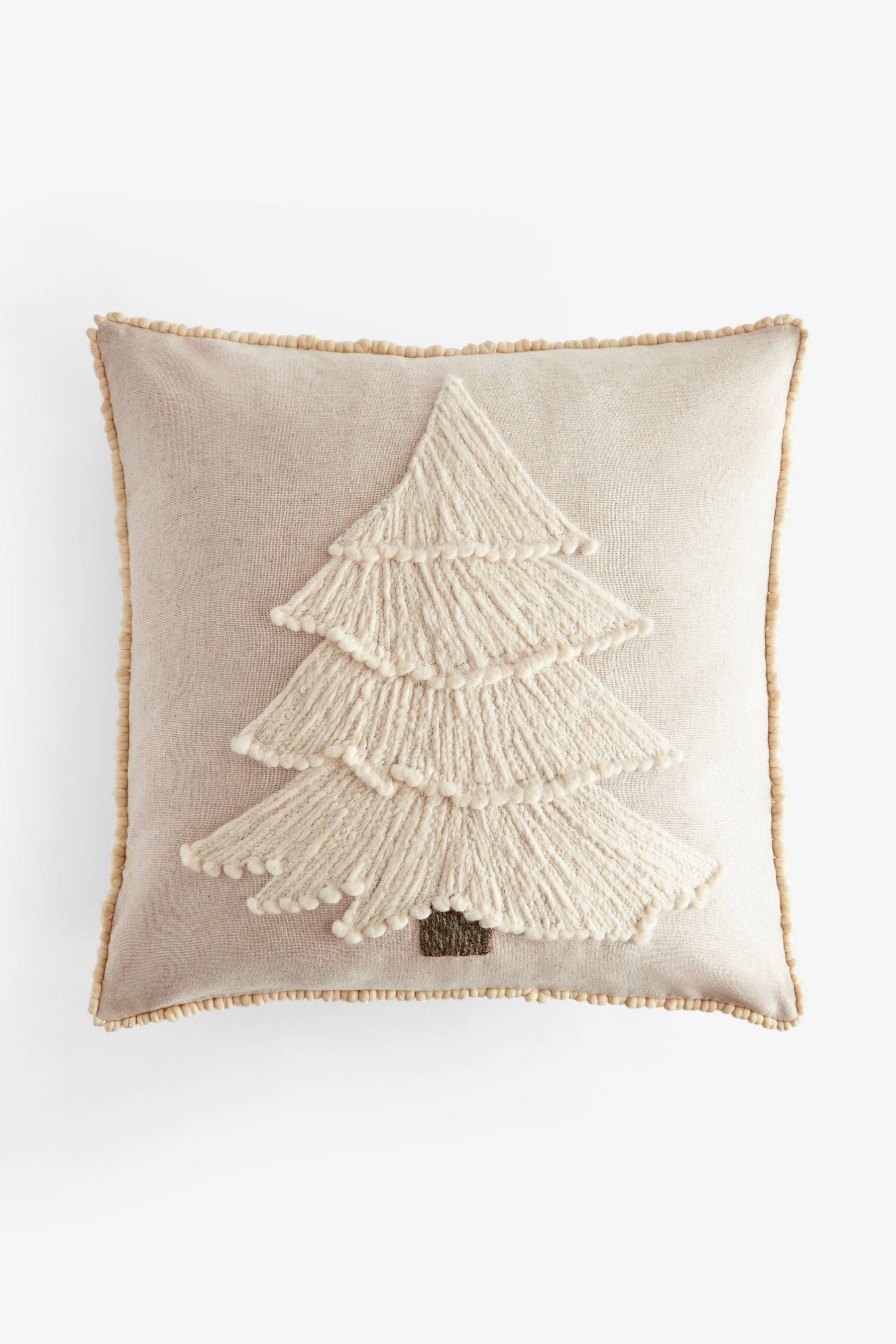 Buy Natural Scandi Christmas Tree Cushion from the Next UK online shop
