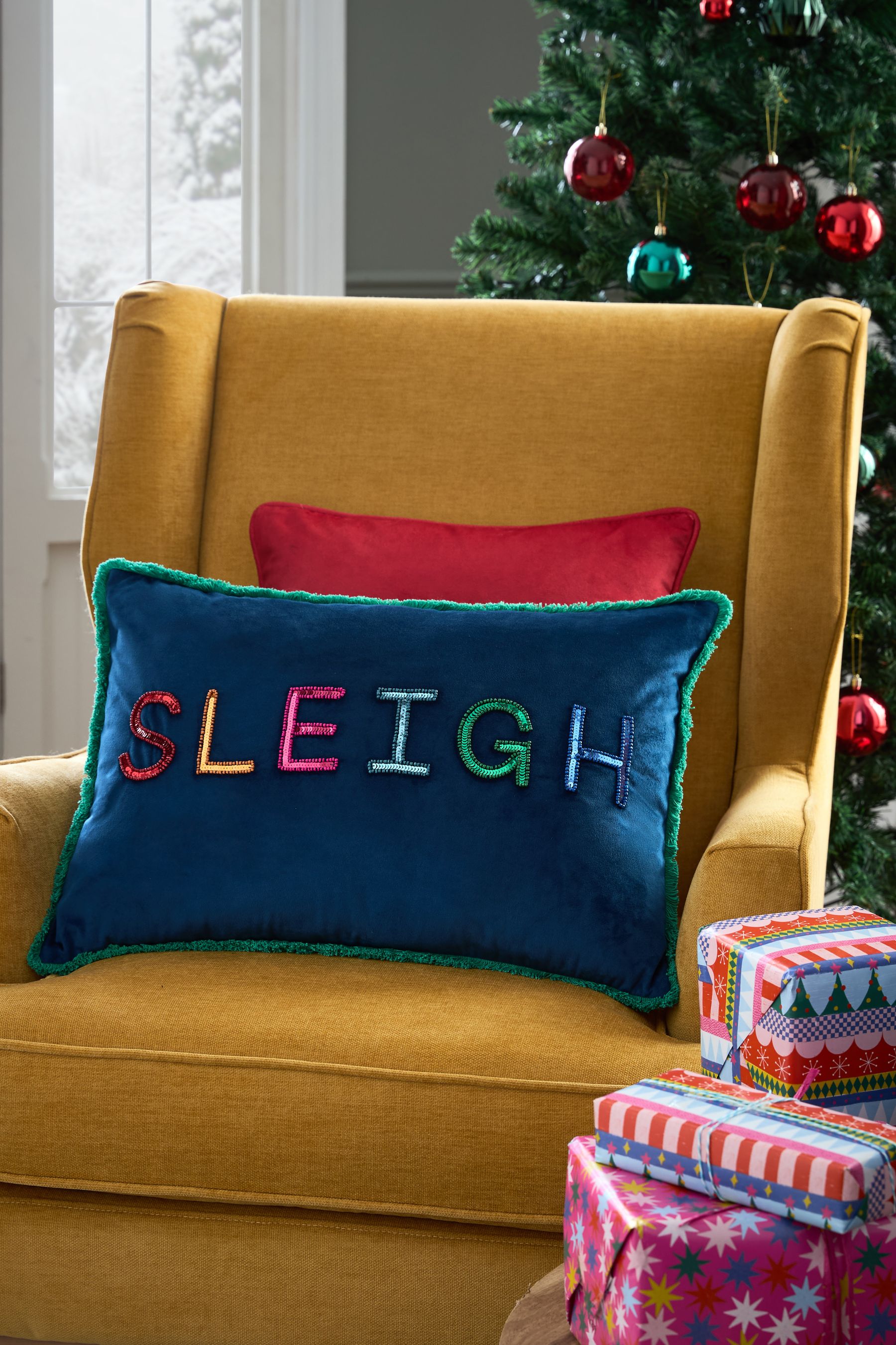 Next sequin cushion shop