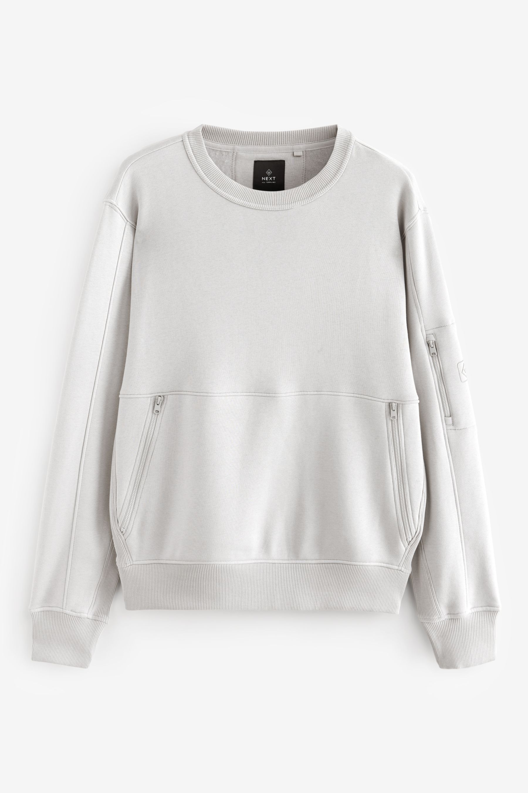 Grey sweat top outlet