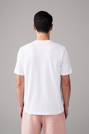 White Regular Fit Heavyweight T-Shirt - Image 4 of 5