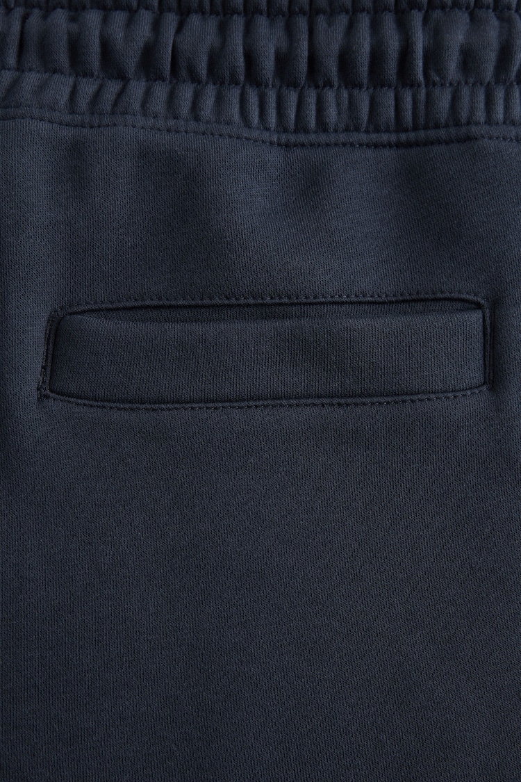 Navy Blue Regular Fit Cotton Rich Jersey Joggers - Image 10 of 10