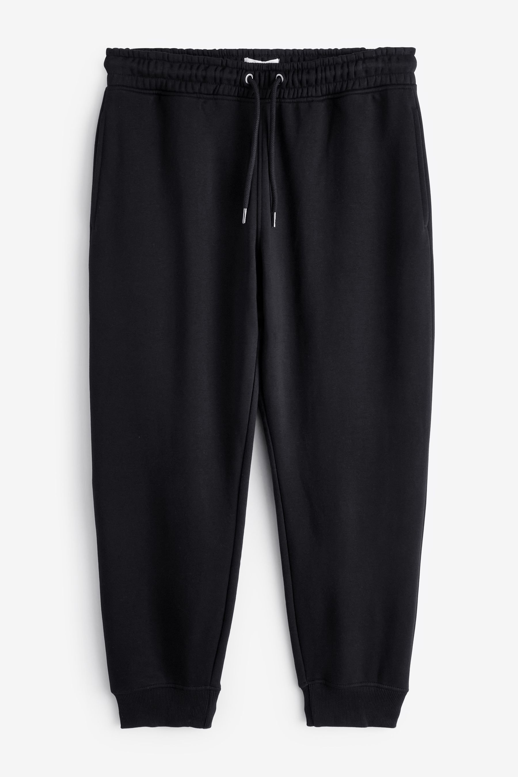 Buy Black Regular Fit Cotton Rich Jersey Joggers from the Next UK online shop