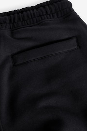 Black Regular Fit Cotton Rich Jersey Joggers - Image 7 of 8