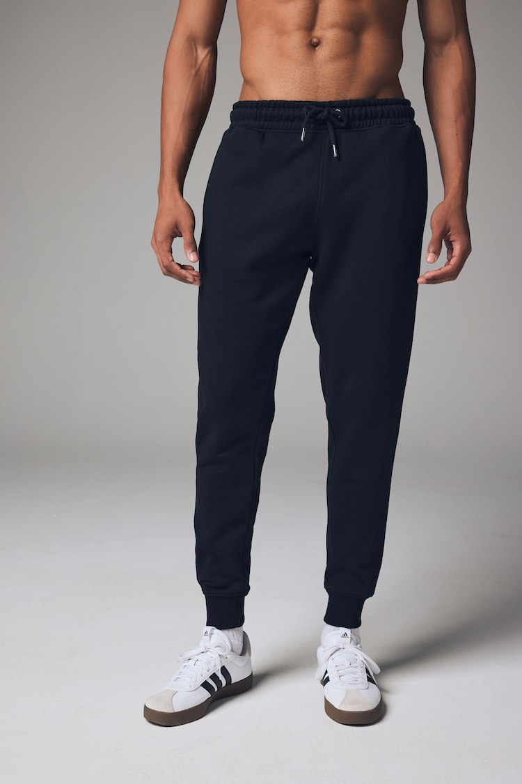 Чорний - Слім Фіт - Cotton Rich Jersey Joggers - Image 1 of 10