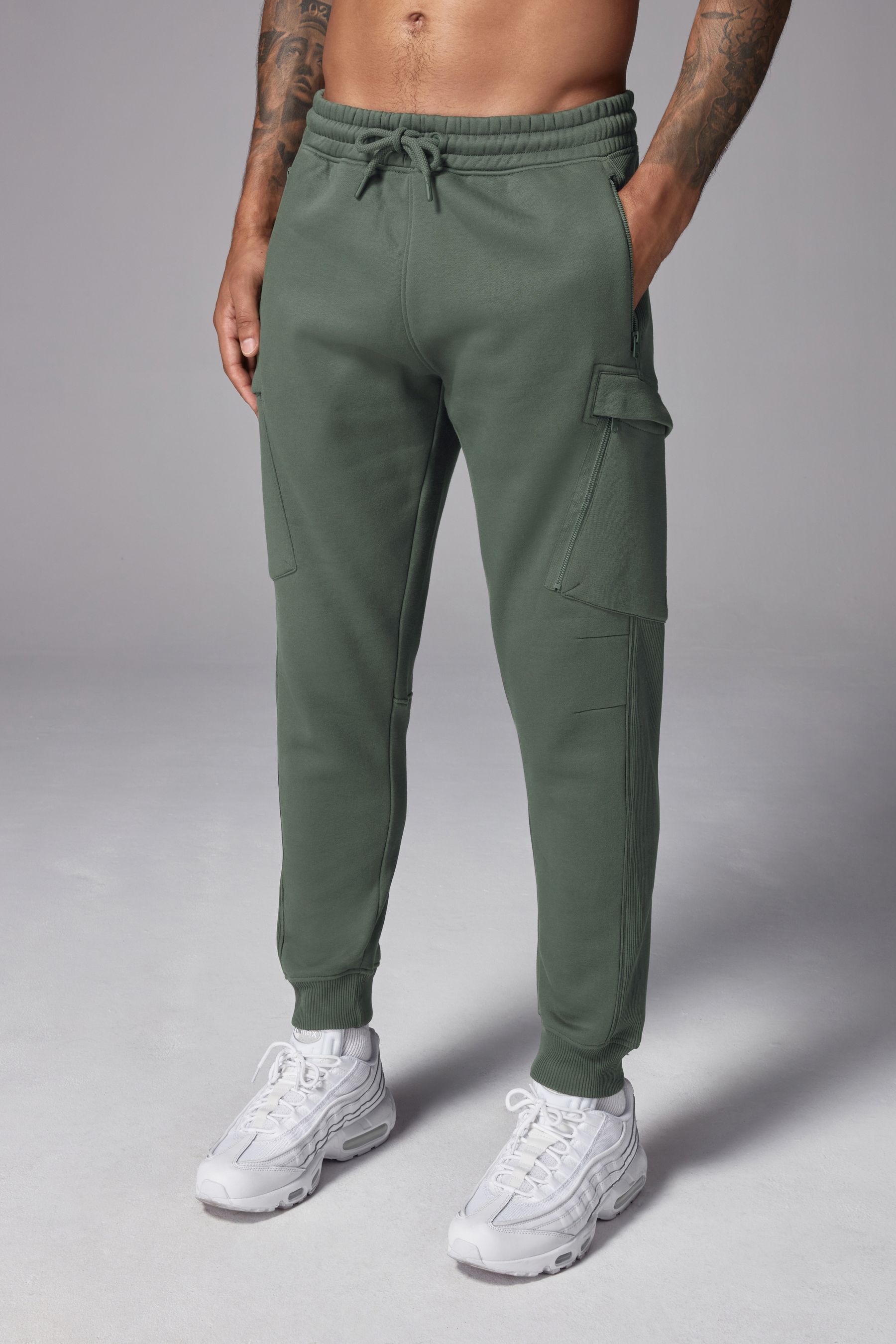 Buy Khaki Green Utility Joggers from the Next UK online shop