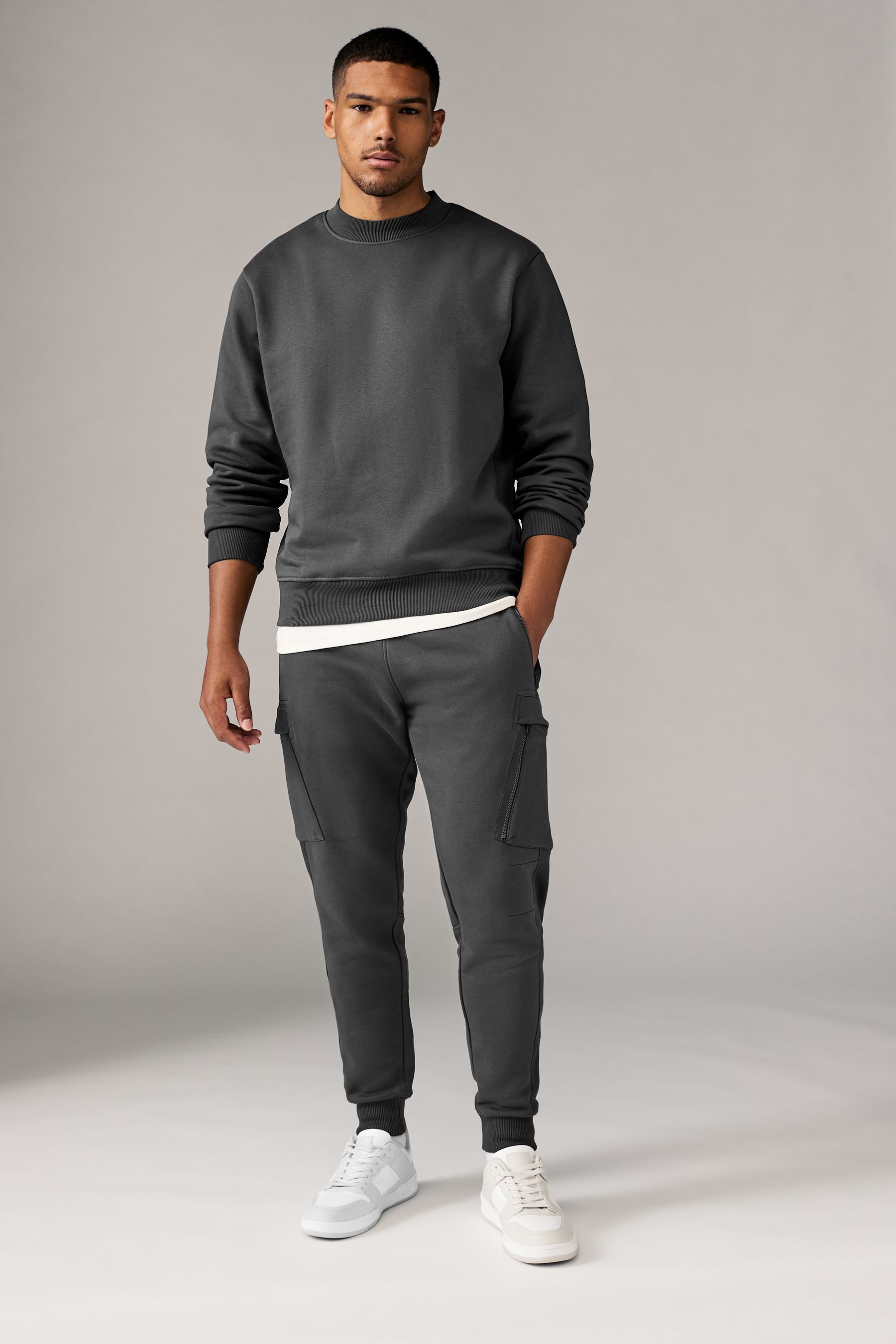 Buy Slate Grey Utility Joggers from the Next UK online shop